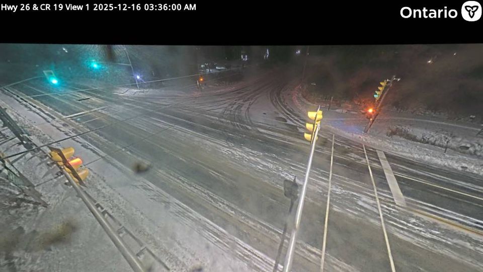 Wilmot: Highway 7/8 at Peel Street, Looking Down