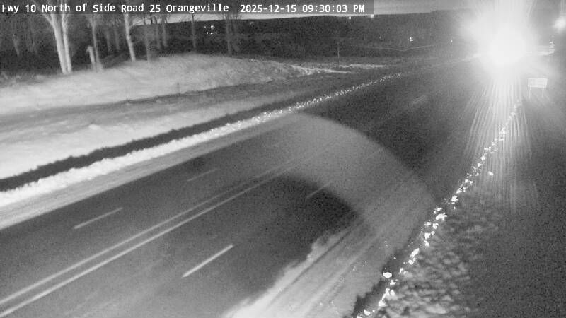 Mono: Elba › South: Highway 10 at Orangeville Side Road 25, Looking South