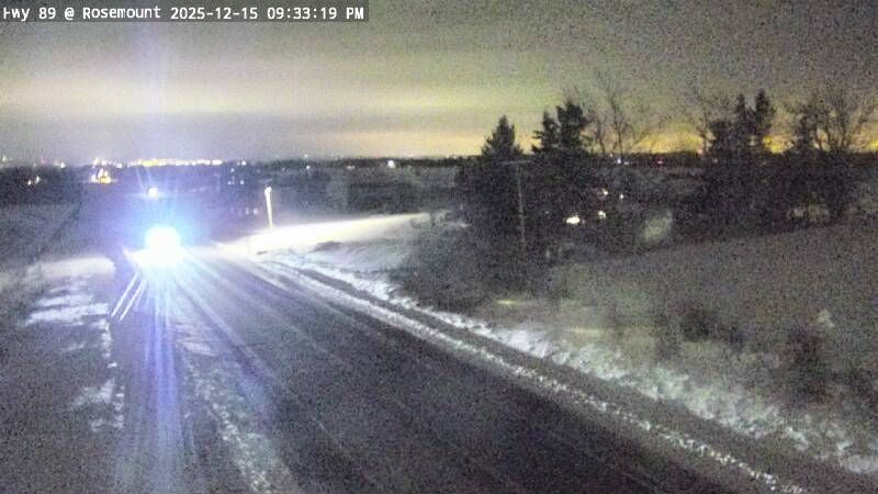 Mulmur › East: Highway 89 at East 7th Line, Looking East