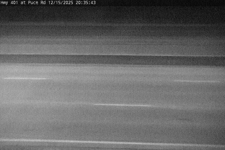 Lakeshore: Highway 401 at Puce Road, Looking Down