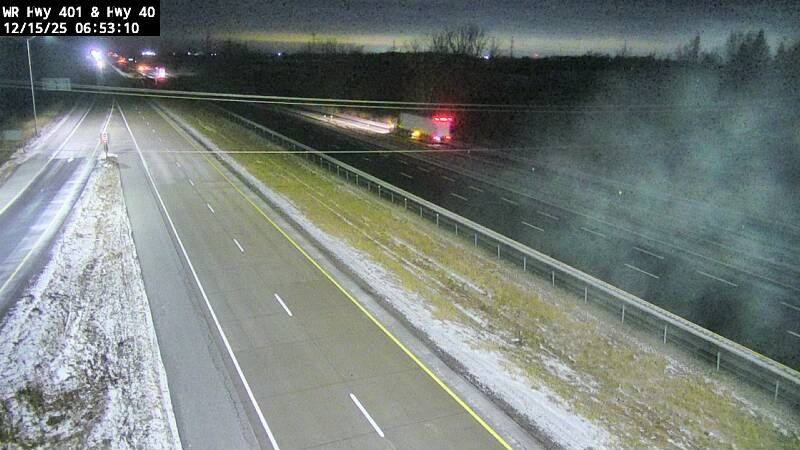 Chatham › West: Highway 401 at Highway 40, Looking West