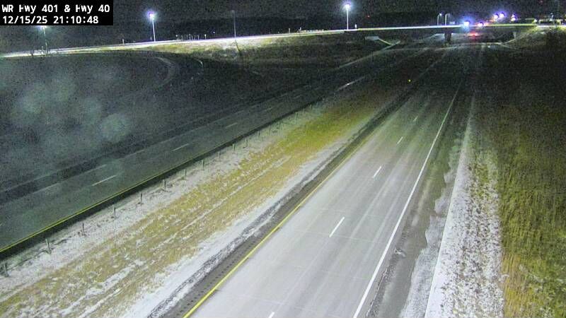 Chatham › East: Highway 401 at Highway 40, Looking East