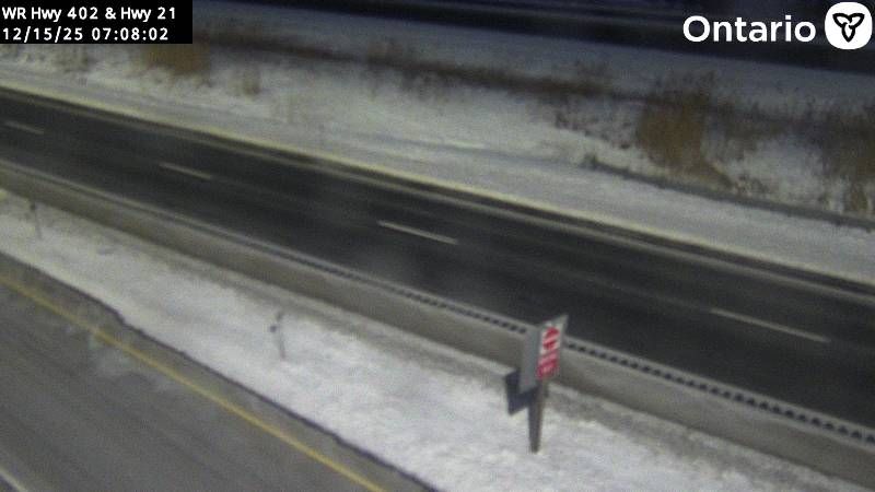 Plympton-Wyoming: Highway 402 and Highway 21, Looking Down
