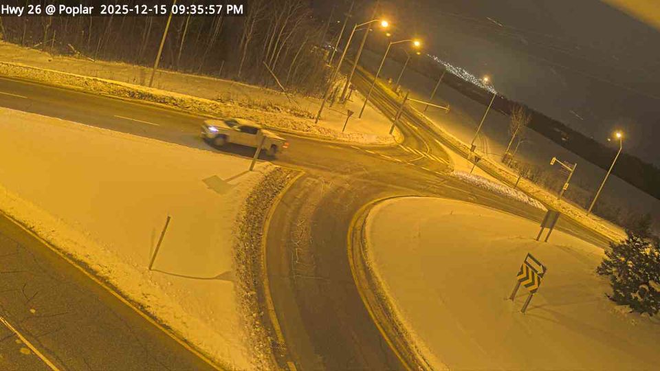 London: Highway 402 at Highway 4, Looking Down