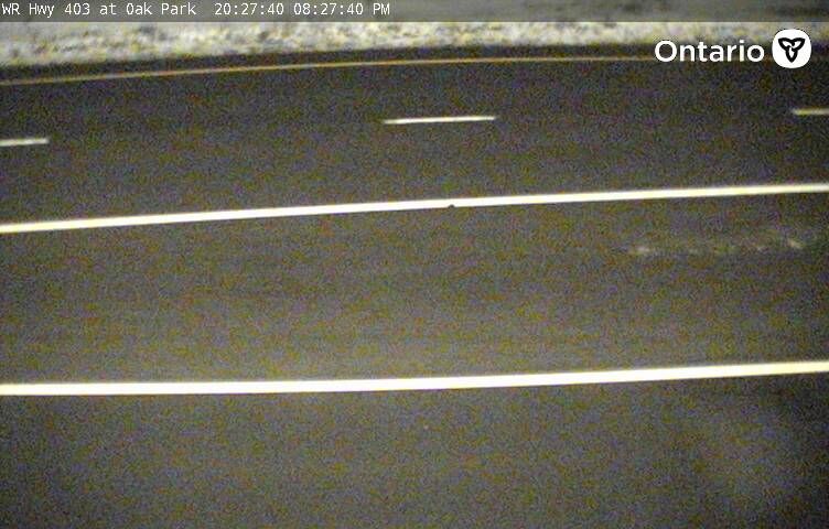 Paris: Highway 403 at Oak Park Road, Looking Down