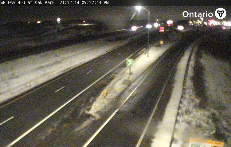 Paris › East: Highway 403 at Oak Park Road, Looking East