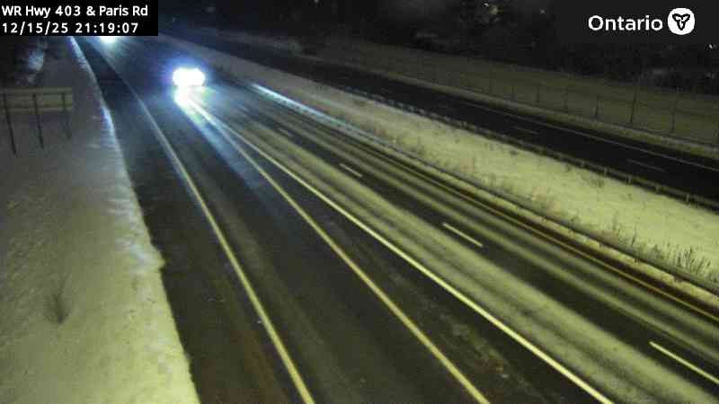 Brantford › East: Highway 403 at Paris Road, Looking East