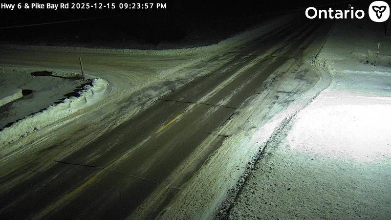 Greater Sudbury: Highway 144 near Regional Road 35-15, Looking Down