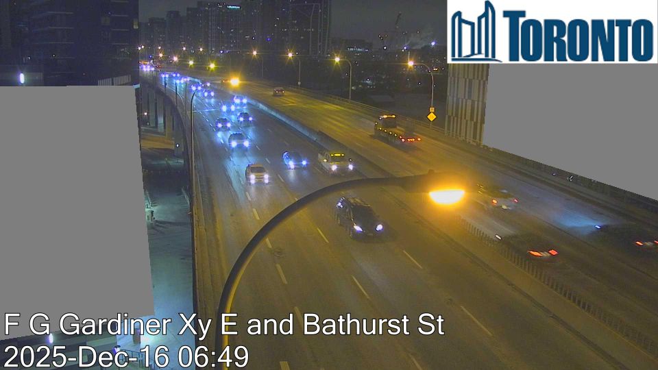 Old Toronto: Fort York: Gardiner Expressway near Bathurst Street