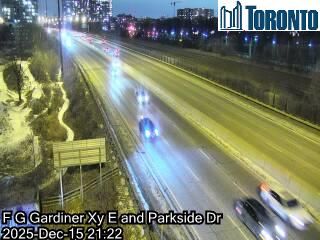 Old Toronto: Swansea: Gardiner Expressway near Ellis Avenue