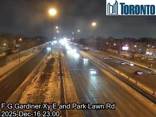 Etobicoke: Gardiner Expressway near Grand Avenue