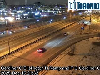 Etobicoke: The Queensway: Gardiner Expressway near Islington Avenue