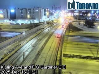 Etobicoke: Gardiner Expressway near Kipling Avenue