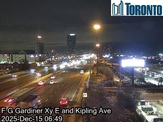 Etobicoke: Gardiner Expressway near Wickman Road