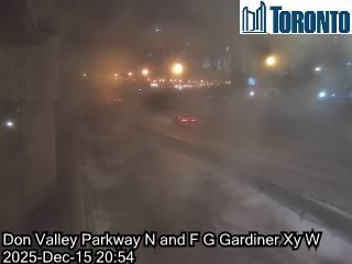 Old Toronto: Gardiner Expressway near Don Valley Parkway