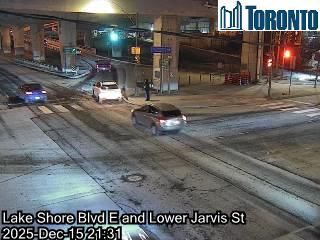 Old Toronto: St. Lawrence: Lake Shore Boulevard near Lower Jarvis Street