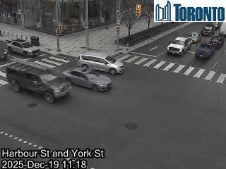 Old Toronto: Harbourfront: Lake Shore Boulevard near York Street