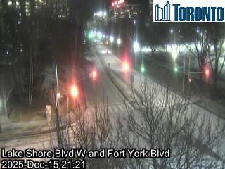 Old Toronto: Fort York: Lake Shore Boulevard near - Boulevard