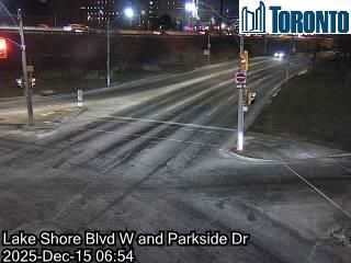 Old Toronto: Roncesvalles: Lake Shore Boulevard near Parkside Drive