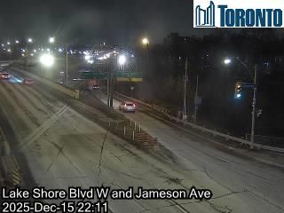 Old Toronto: Lake Shore Boulevard near Jameson Avenue