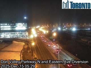 Old Toronto: Canary District: Don Valley Parkway near Eastern Avenue