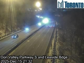 East York: Don Valley Parkway near Beachwood Crescent