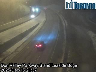 East York: Todmorden Village: Don Valley Parkway near Millwood Road