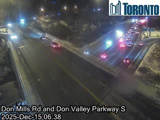 East York: Don Valley Parkway near Don Mills Road
