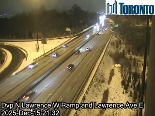 North York: Don Valley Parkway near Lawrence Avenue