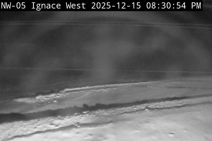 Unorganized Kenora District: Highway 17 near Raleigh Cutoff Road, Looking Down