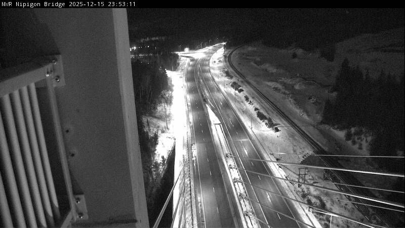 Nipigon Township › East: Highway 17 at Nipigon River Bridge, Looking East