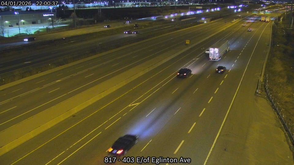 Mississauga: Highway 403 East of Eglinton Avenue