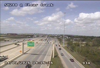 Pearland › South: SH288 @ Clear Creek