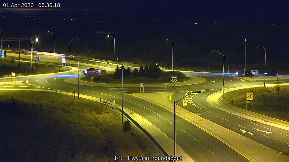 Tecumseh: Highway 401 near Highway 3 Roundabout