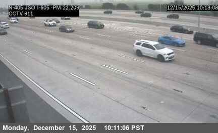 Seal Beach: I-405: (911) NB JSO I-605