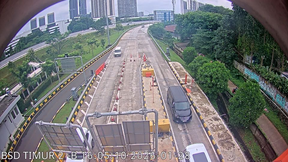 South Tangerang: East BSD 2 Toll Gate - Serpong - Balaraja Toll Road - Jakarta - Serpong Toll Road