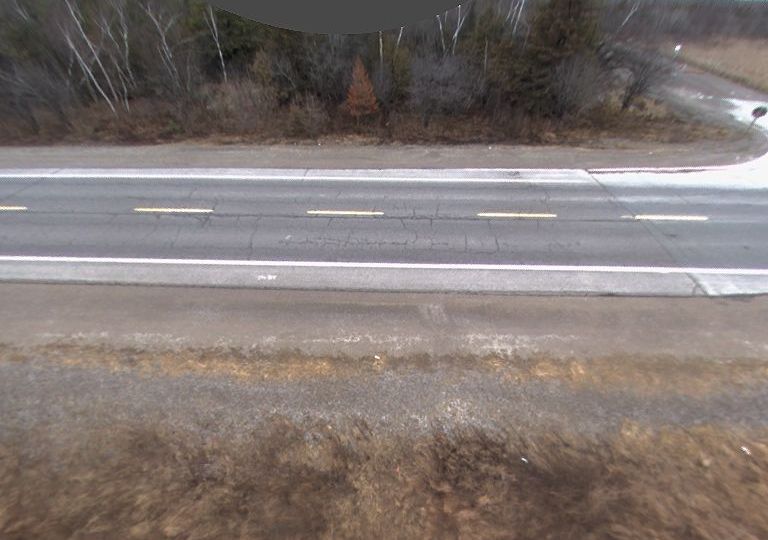 Scugog: Highway 7A at Nesbitt Line, Looking Down
