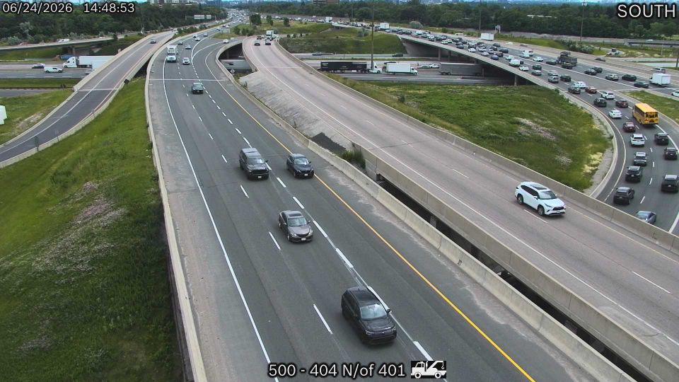 North York: Parkway Forest: Highway 404 North of Highway 401