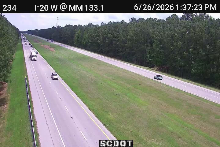 Syracuse: I-20 W @ MM 133.1