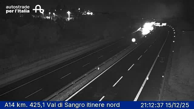 Torino di Sangro: A14 km. 425,1 Val di Sangro itinere nord