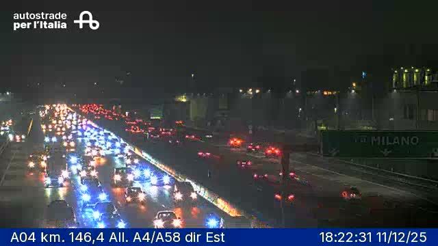 Caponago: A04 km. 146,4 All. A4/A58 dir Est