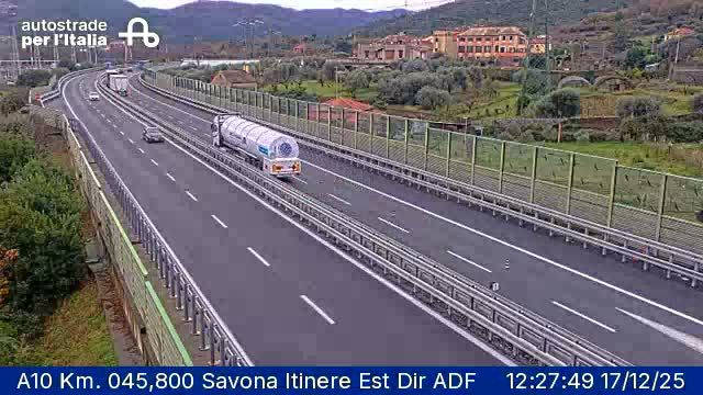 Quiliano: A10 Km. 045,800 Savona Itinere Est Dir ADF