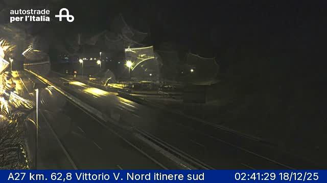 Vittorio Veneto: A27 km. 62,8 Vittorio V. Nord itinere sud