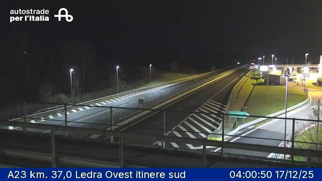 Colloredo di Monte Albano: A23 km. 37,0 Ledra Ovest itinere sud