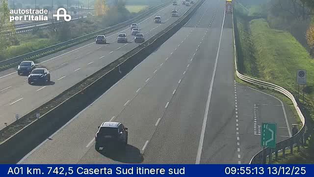 Marcianise: A01 km. 742,5 Caserta Sud itinere sud