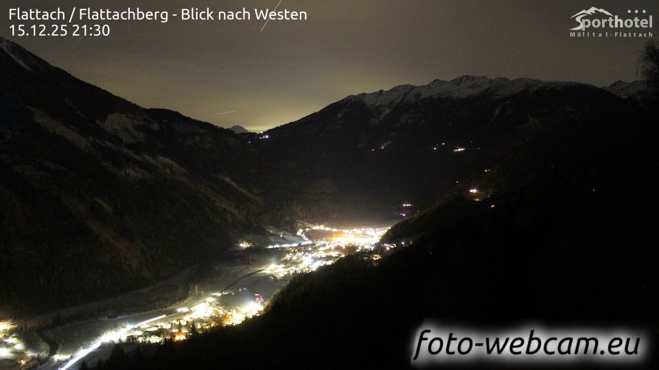 Obervellach: Flattach - Flattachberg - Blick nach Westen