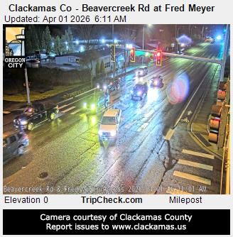 Oregon City: Clackamas Co - Beavercreek Rd at Fred Meyer