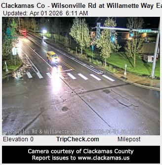Wilsonville: Clackamas Co - Rd at Willamette Way East