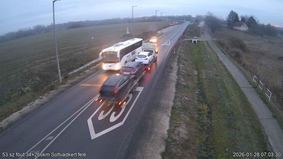 Soltvadkert: 53. sz. főút 34+266 kmsz