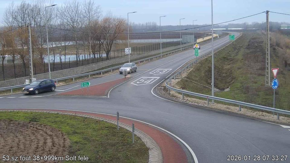 Soltvadkert: 53. sz. főút 38+999 kmsz -> Solt